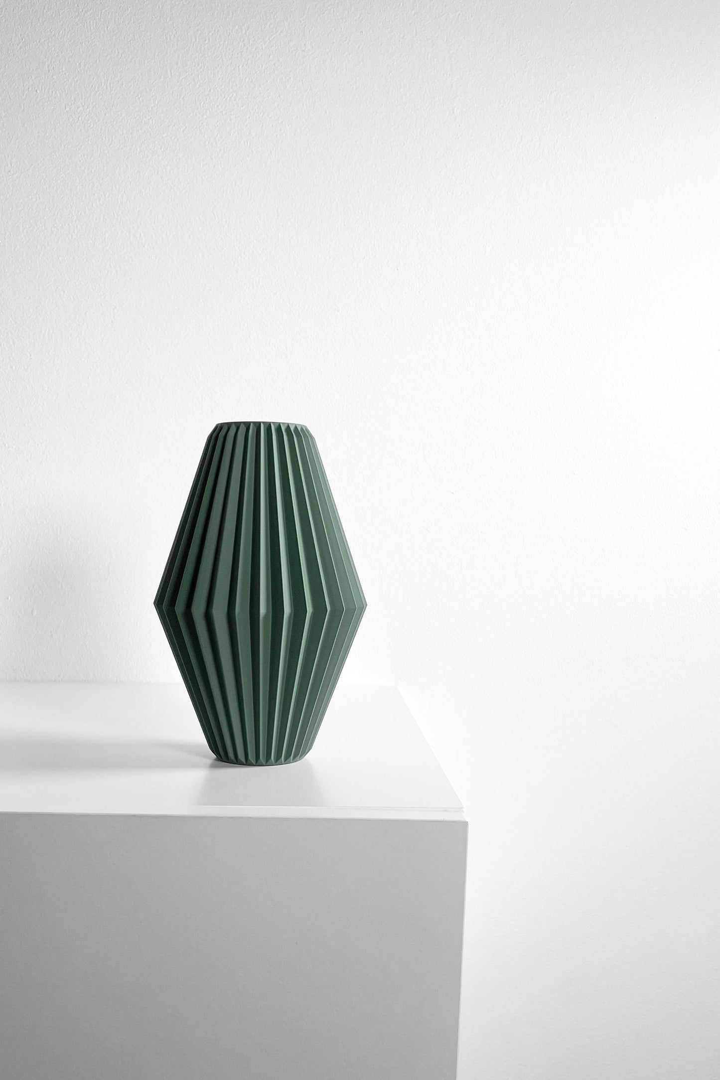 Flower Vase, Sculptural Geometric Swirl, Tabletop Organizer, Nordic Accent Holder