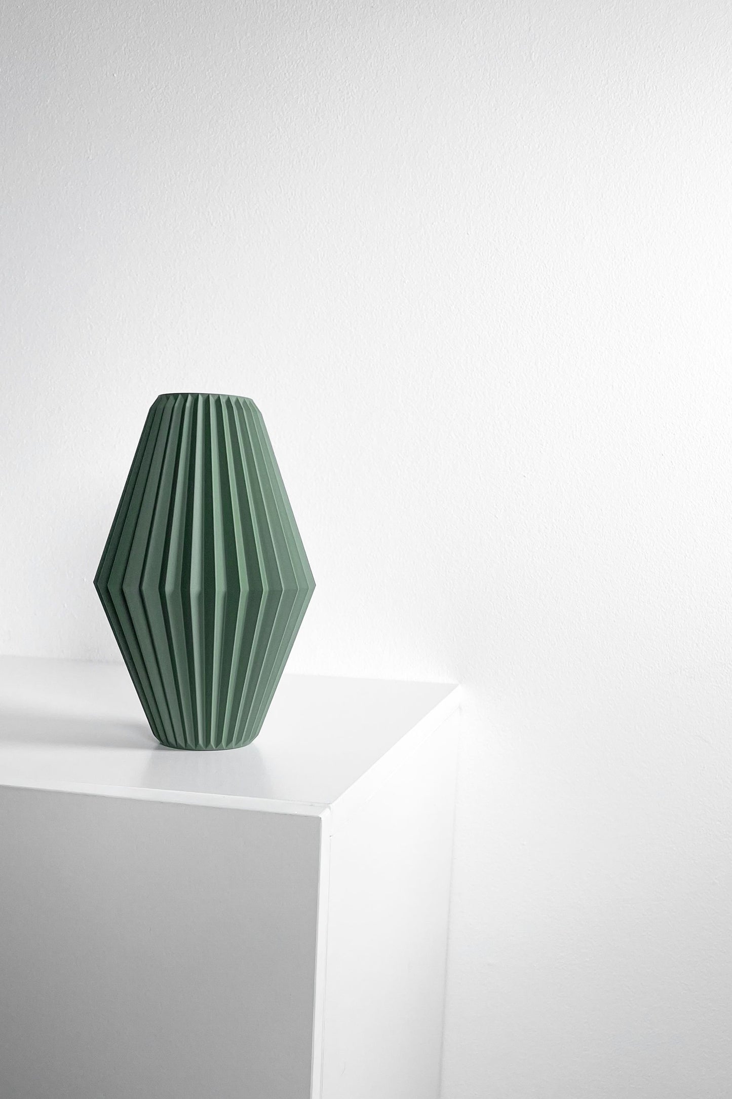 Flower Vase, Sculptural Geometric Swirl, Tabletop Organizer, Nordic Accent Holder