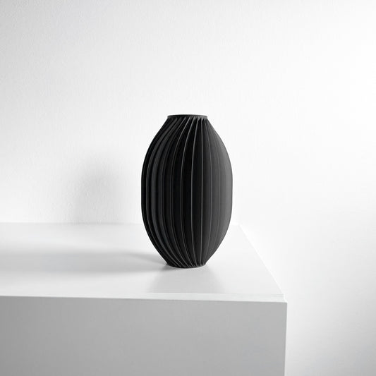 Scandinavian Vase, Geometric Flower Holder, Modern Tabletop Accent, Minimalist Display