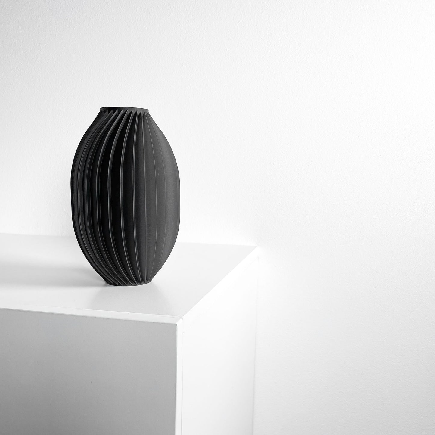 Scandinavian Vase, Geometric Flower Holder, Modern Tabletop Accent, Minimalist Display