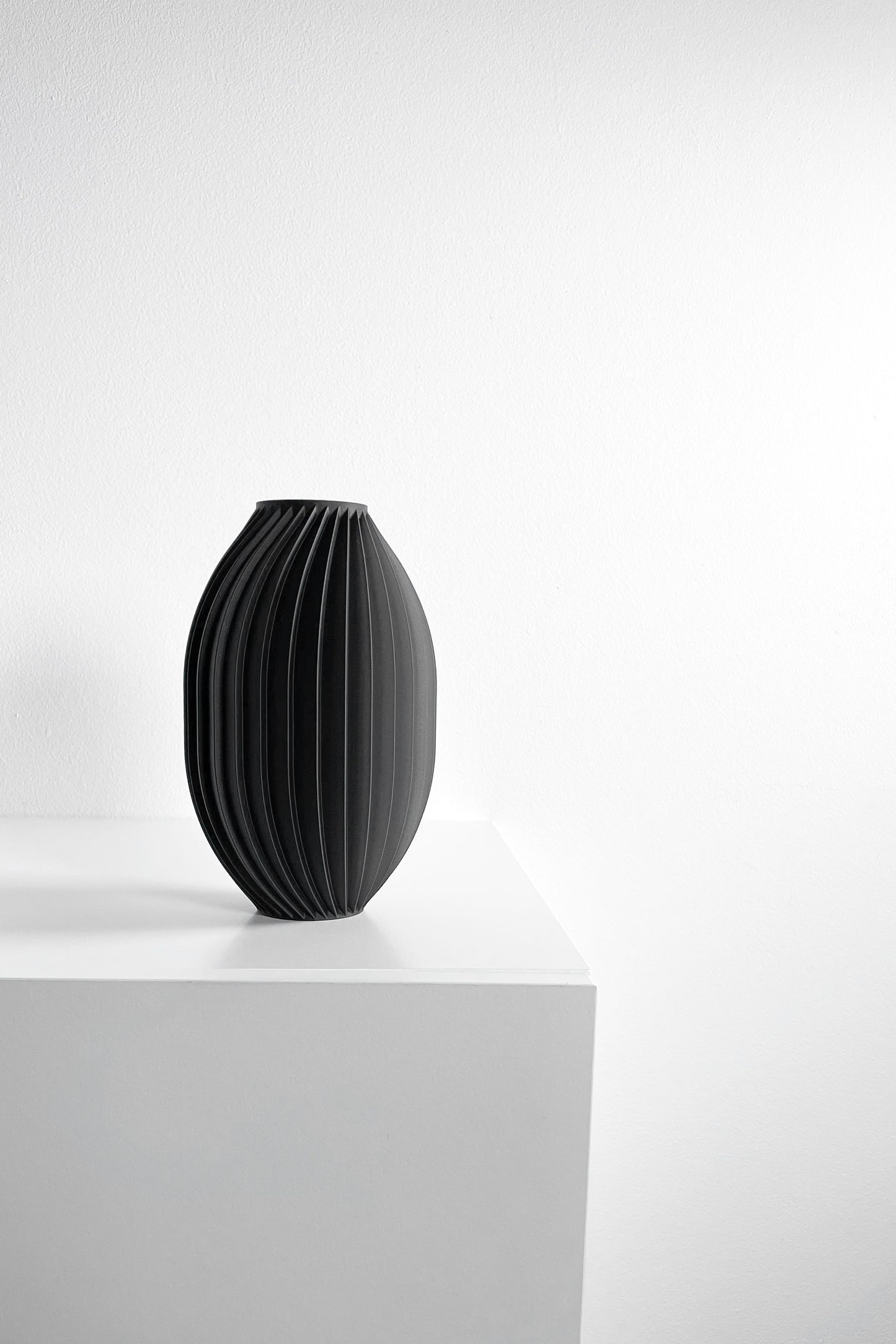 Scandinavian Vase, Geometric Flower Holder, Modern Tabletop Accent, Minimalist Display