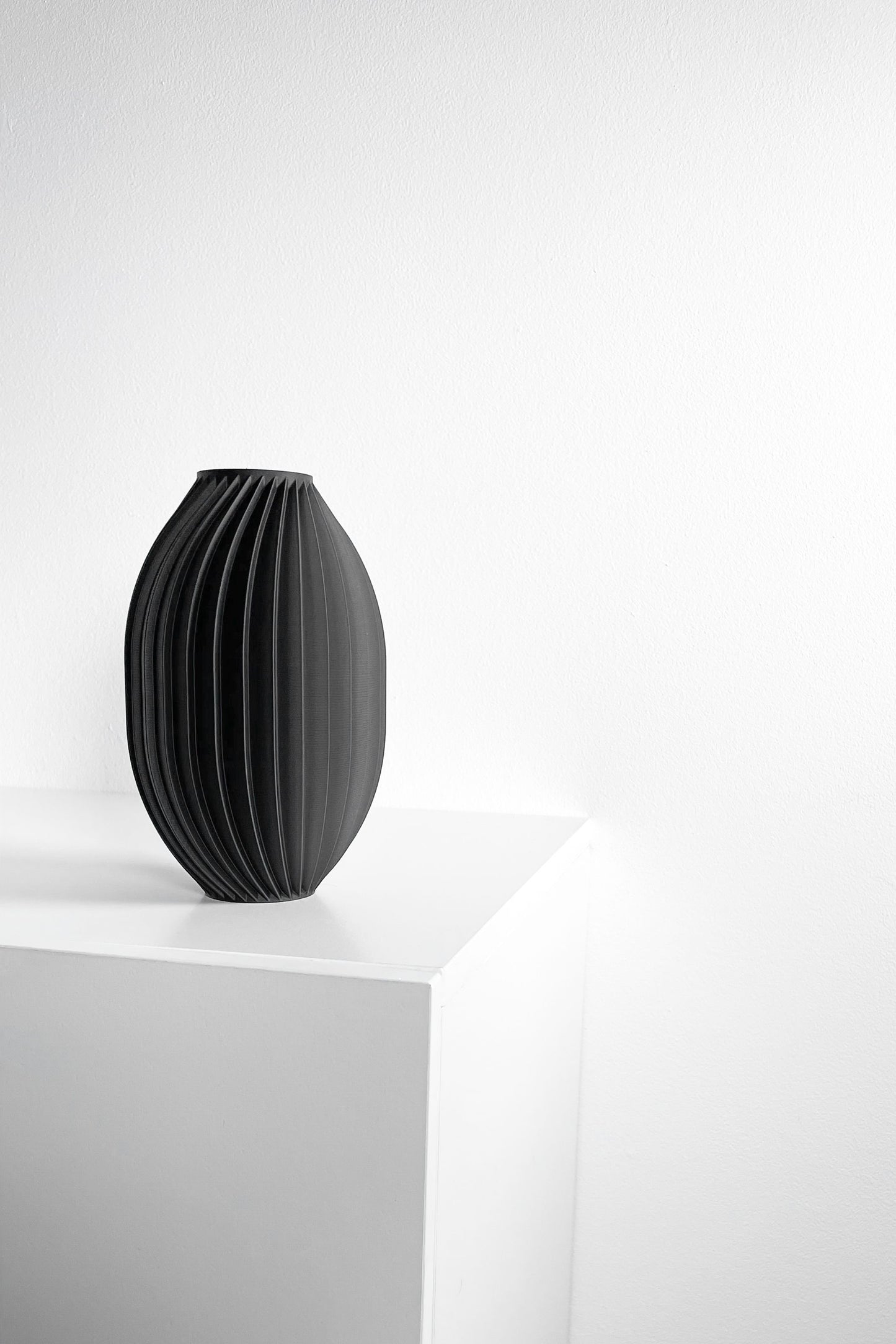 Scandinavian Vase, Geometric Flower Holder, Modern Tabletop Accent, Minimalist Display