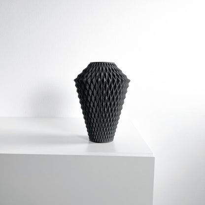 Artistic Vase, Contemporary Flower Holder, Interior Wabi Sabi Tabletop Accent, Decorative Home Floral Vessel