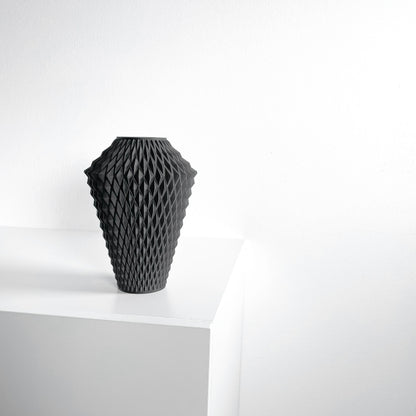 Artistic Vase, Contemporary Flower Holder, Interior Wabi Sabi Tabletop Accent, Decorative Home Floral Vessel