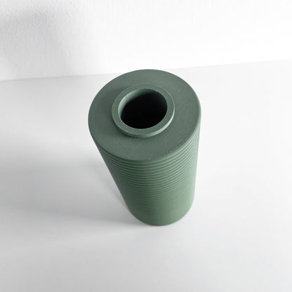 modern vase, minimalist tabletop accent, japandi floral display, versatile organizer