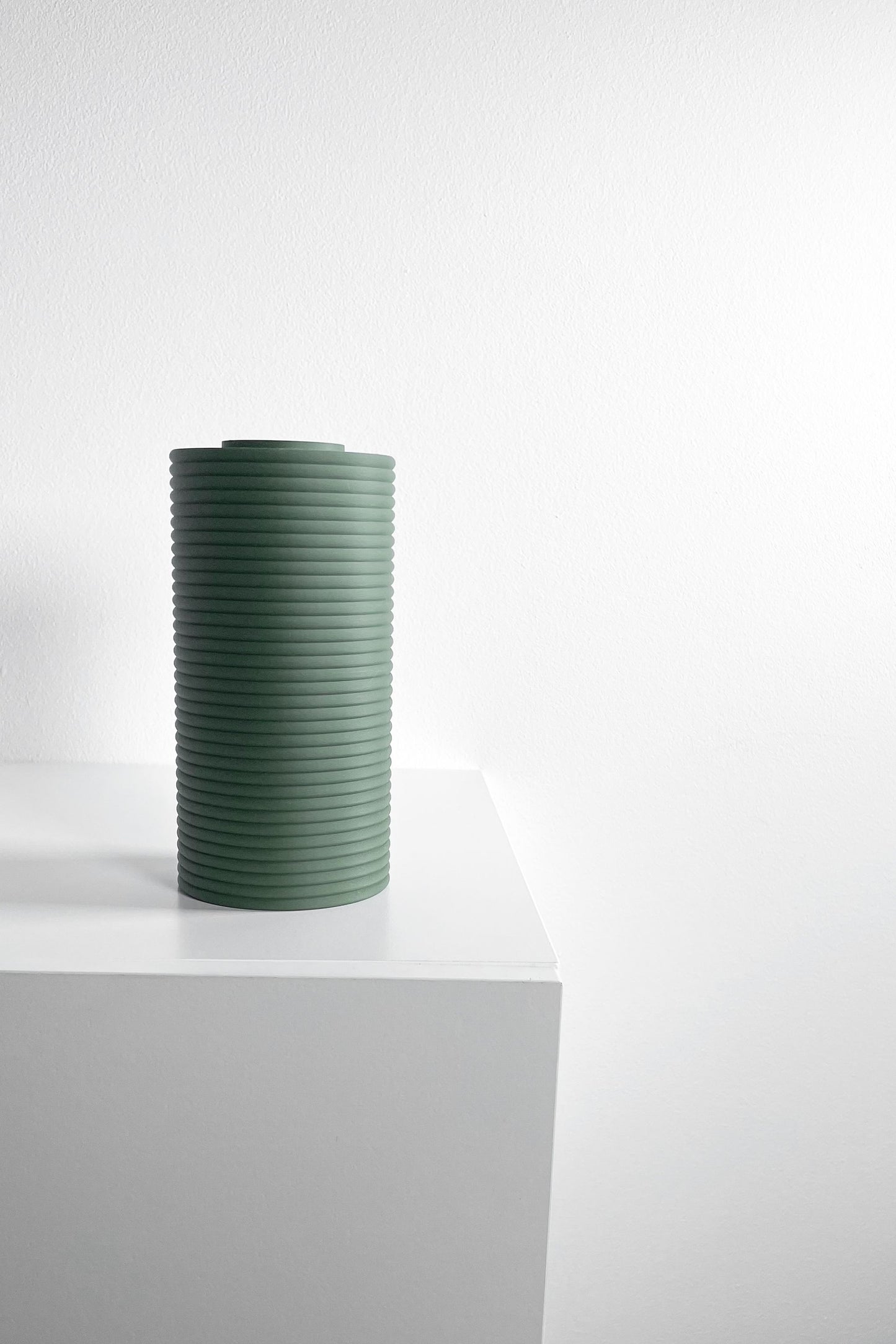 modern vase, minimalist tabletop accent, japandi floral display, versatile organizer