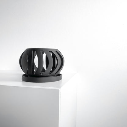 Orchid Planter, Root-View Lattice, Breathable Air-Pruning Vase, Minimalist Shelf Display