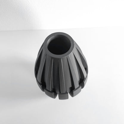 Modern Vase, Curved Statementpiece, Mantel Accent, Desk Centerpiece, Nordic Minimalist