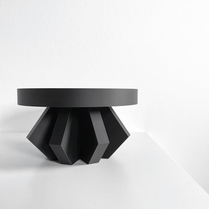 Plant Stand Pedestal, Indoor Planter Riser, Minimalist Centerpiece, Fractal Herbal Holder