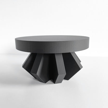 Plant Stand Pedestal, Indoor Planter Riser, Minimalist Centerpiece, Fractal Herbal Holder