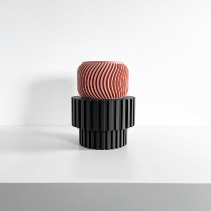 Plant Stand, Architectural Sculpture, Statement Indoor Pot Holder, Sculptural Pedestal