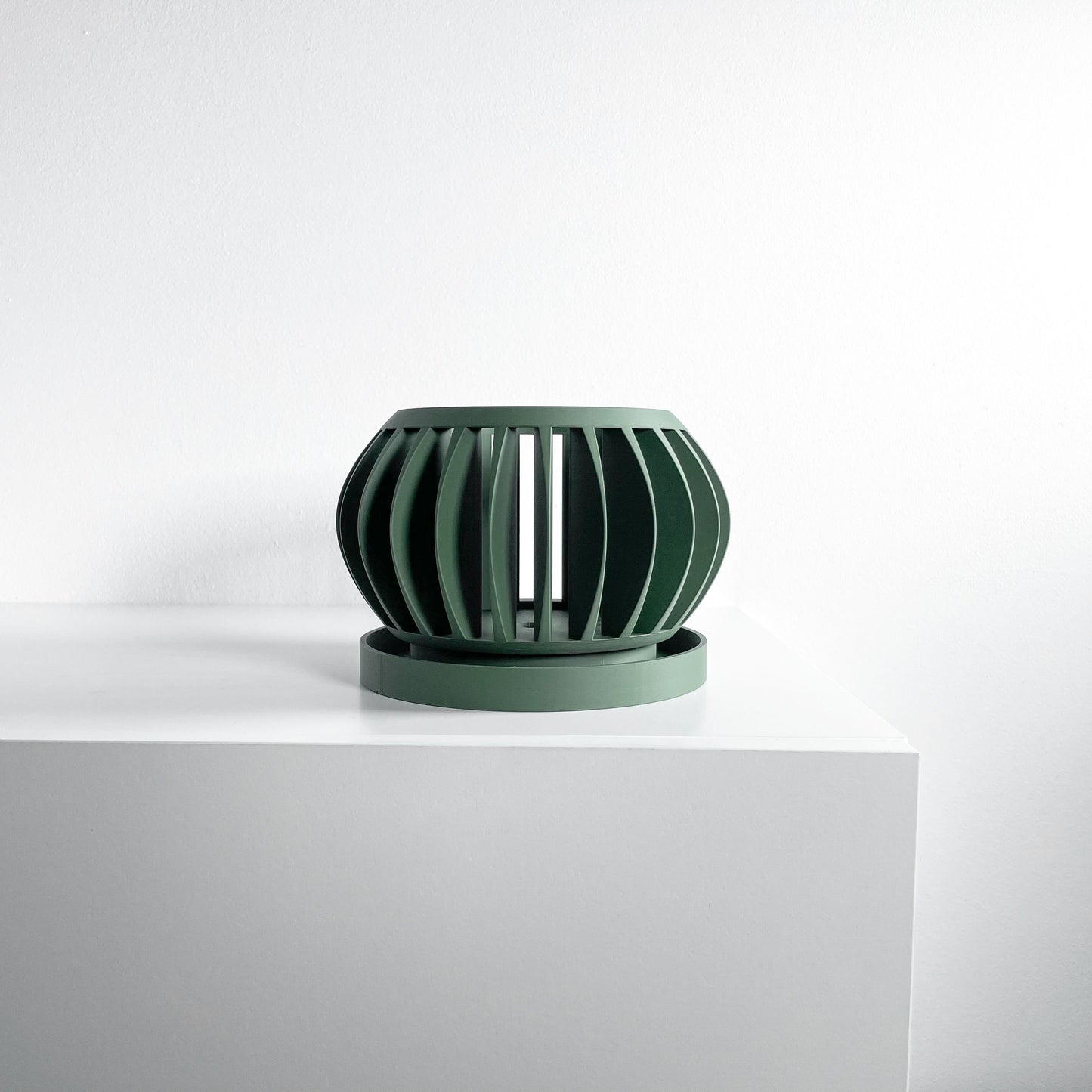 Orchid Planter, Sculptural Root Viewing Lattice Vase, Minimalist Windowsill Accent