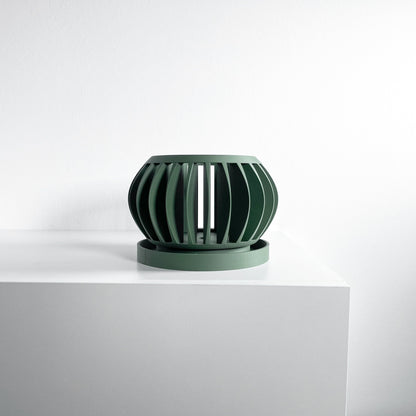 Orchid Planter, Sculptural Root Viewing Lattice Vase, Minimalist Windowsill Accent