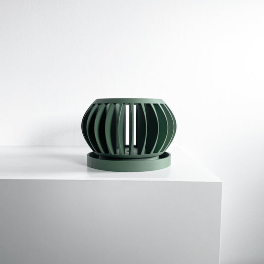 Orchid Planter, Sculptural Root Viewing Lattice Vase, Minimalist Windowsill Accent