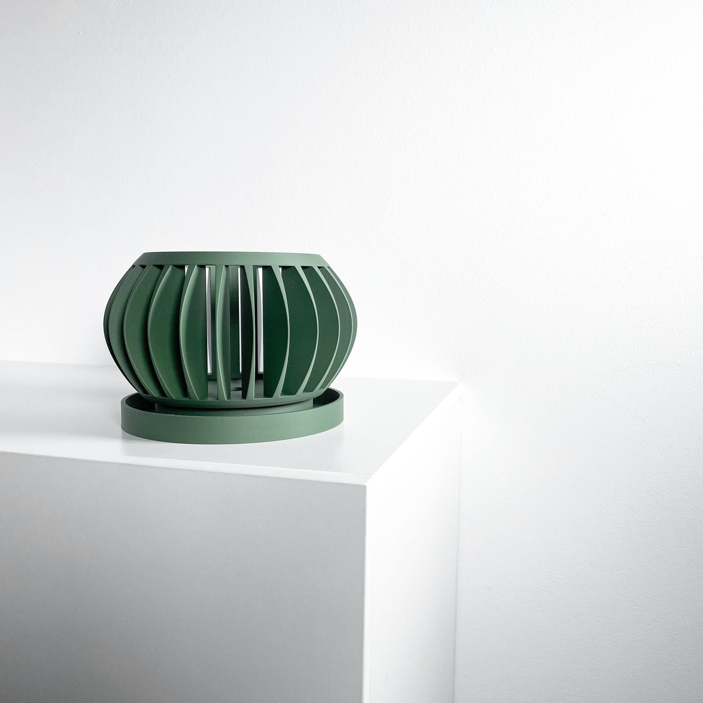 Orchid Planter, Sculptural Root Viewing Lattice Vase, Minimalist Windowsill Accent