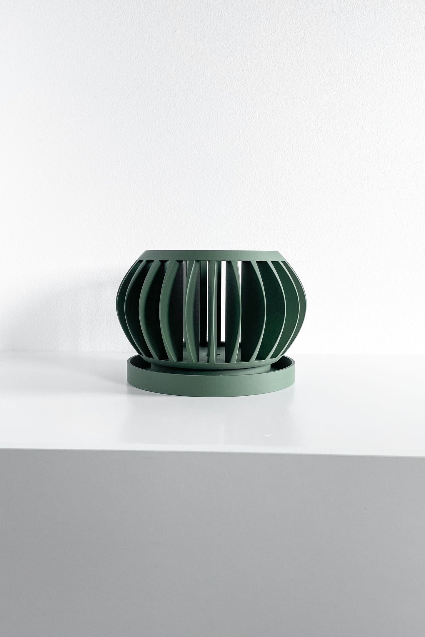 Orchid Planter, Sculptural Root Viewing Lattice Vase, Minimalist Windowsill Accent