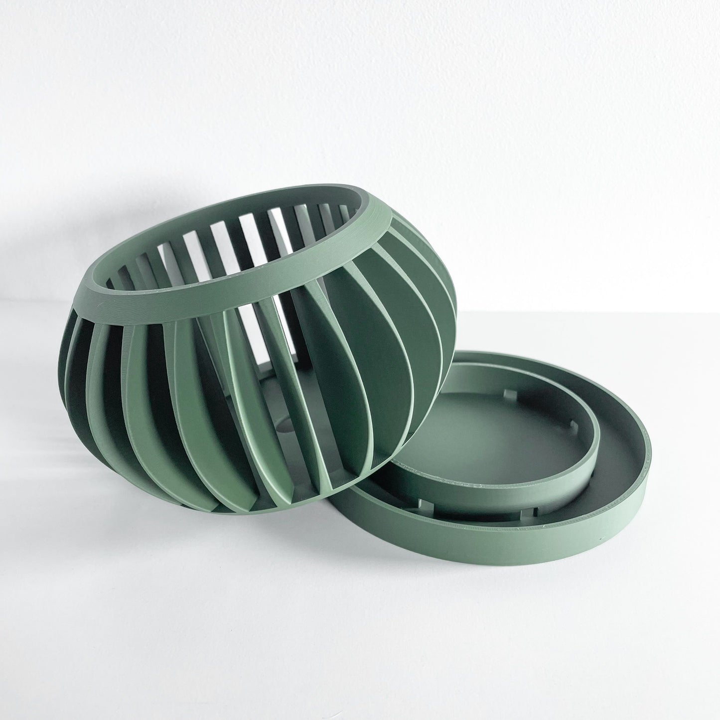 Orchid Planter, Sculptural Root Viewing Lattice Vase, Minimalist Windowsill Accent