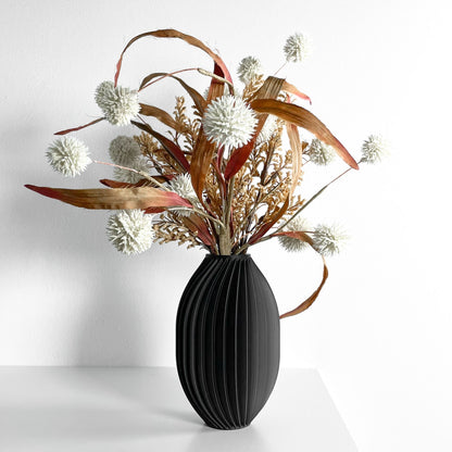 Scandinavian Vase, Geometric Flower Holder, Modern Tabletop Accent, Minimalist Display