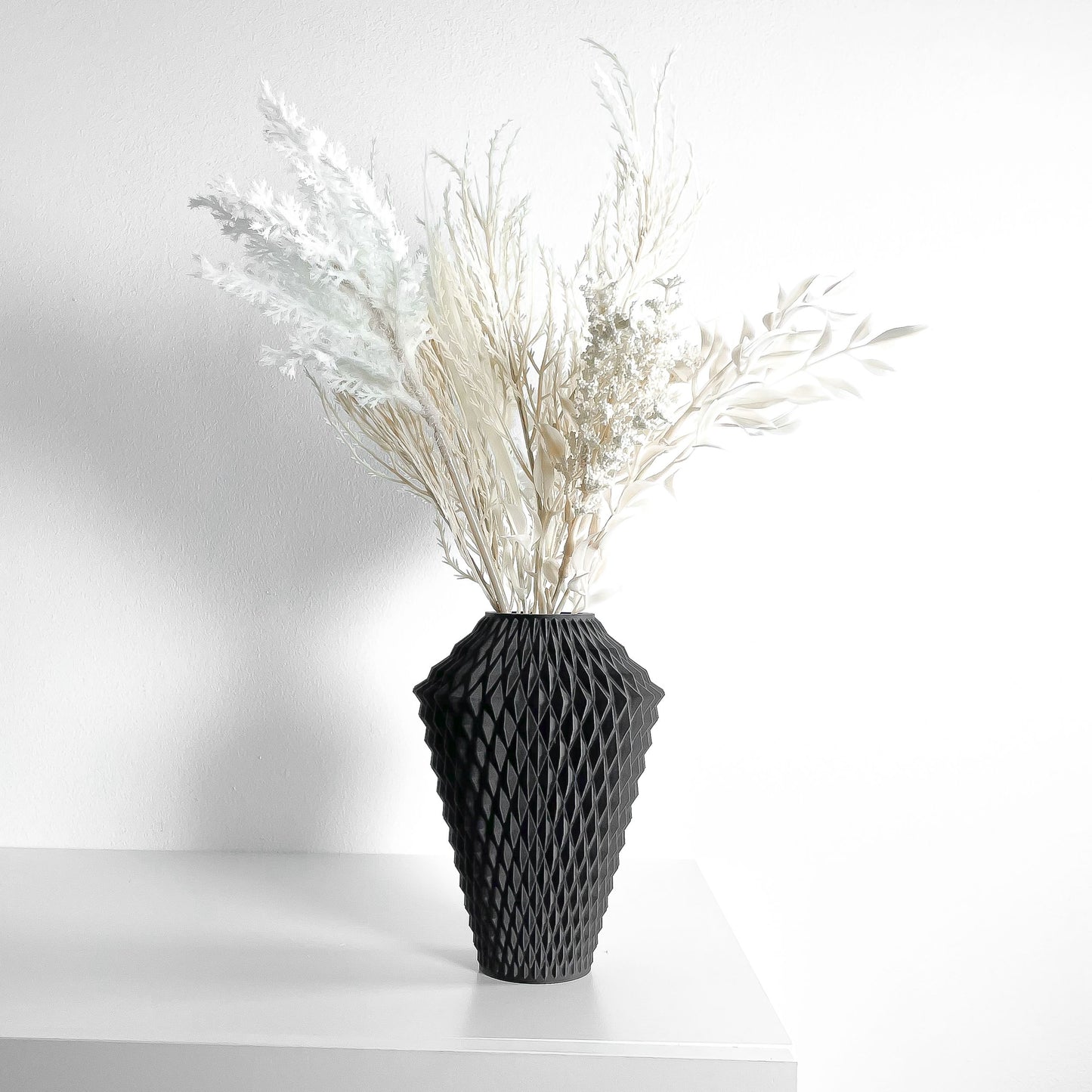 Artistic Vase, Contemporary Flower Holder, Interior Wabi Sabi Tabletop Accent, Decorative Home Floral Vessel