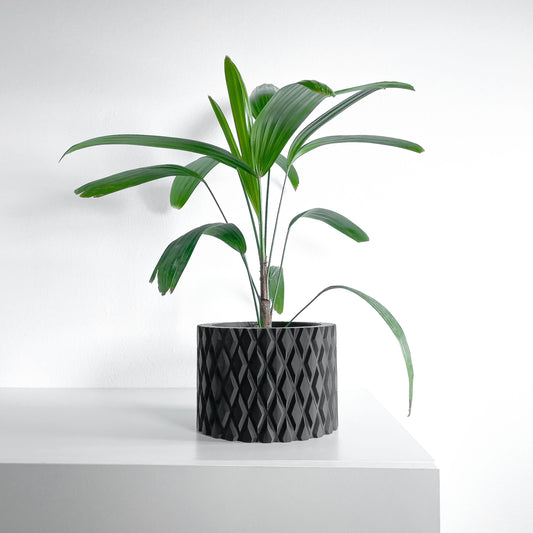 Geometric Planter, Minimalist Succulent Vessel, Desk Organizer, Contemporary Deco Holder