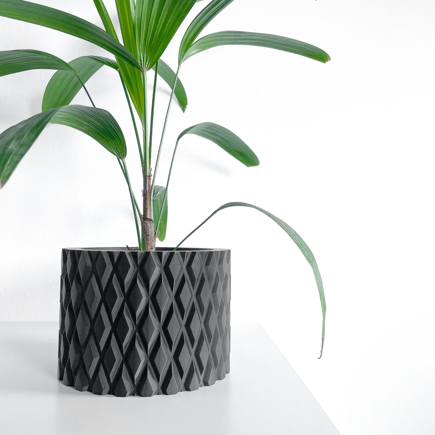 Geometric Planter, Minimalist Succulent Vessel, Desk Organizer, Contemporary Deco Holder