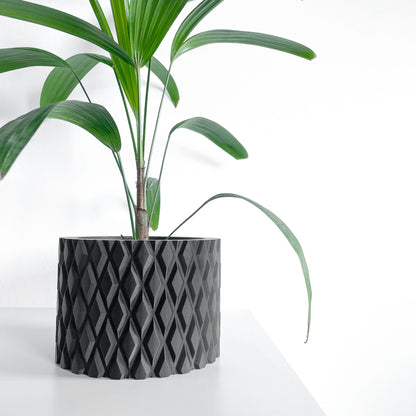 Geometric Planter, Minimalist Succulent Vessel, Desk Organizer, Contemporary Deco Holder