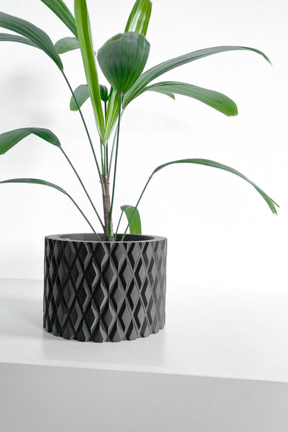 Geometric Planter, Minimalist Succulent Vessel, Desk Organizer, Contemporary Deco Holder