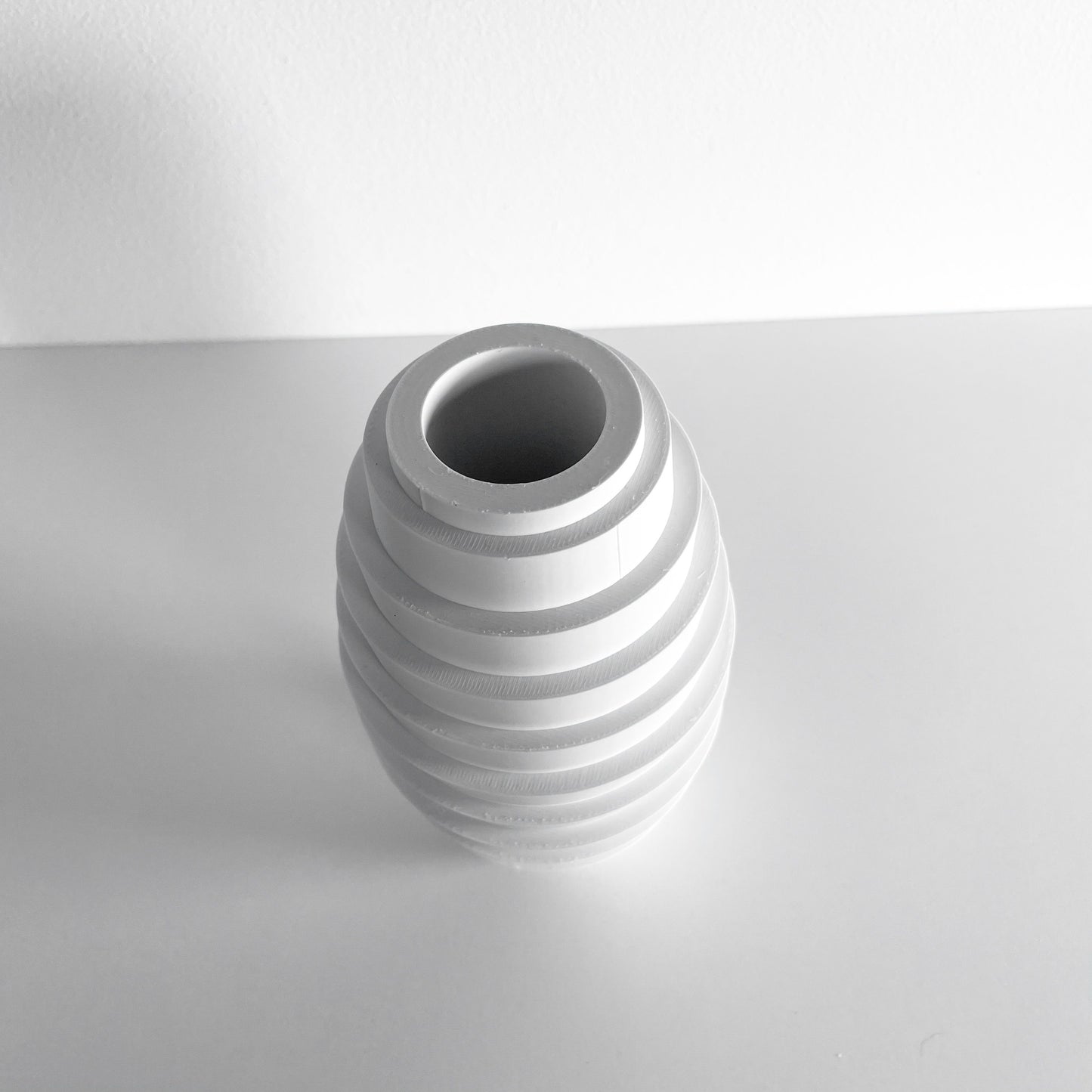 Tabletop Vase, Minimalist Japandi Accent, Modern Dining Centerpiece, Geometric Sculptural