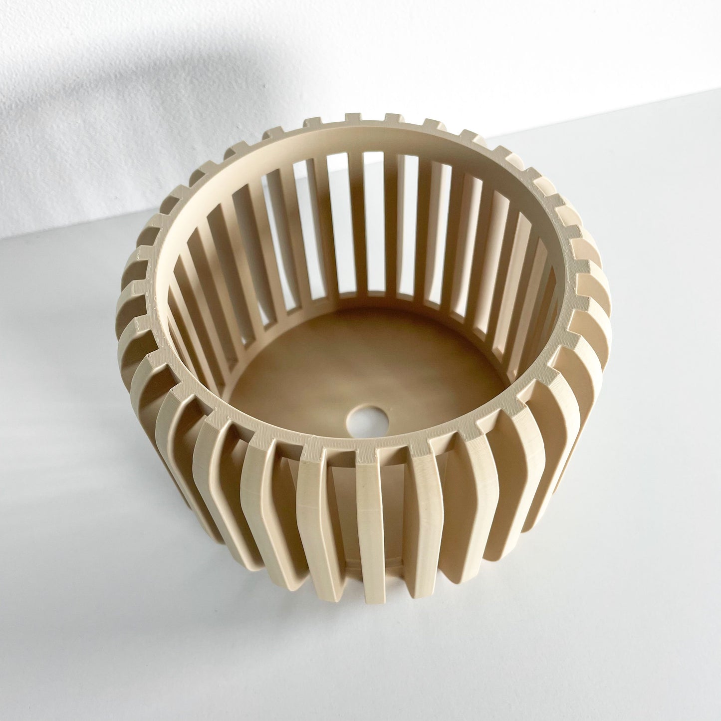 Orchid Planter, Air Pruning Pot, Root Visibility, Midcentury Display, Minimalist