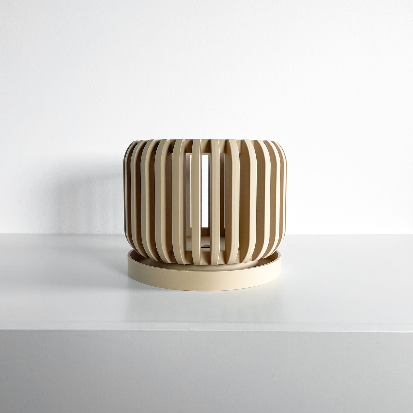 Orchid Planter, Air Pruning Pot, Root Visibility, Midcentury Display, Minimalist