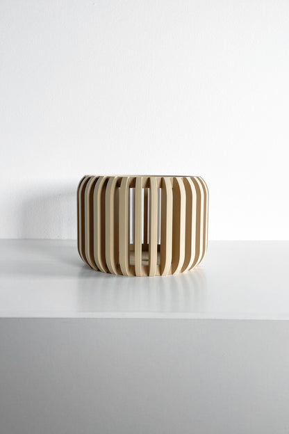 Orchid Planter, Air Pruning Pot, Root Visibility, Midcentury Display, Minimalist