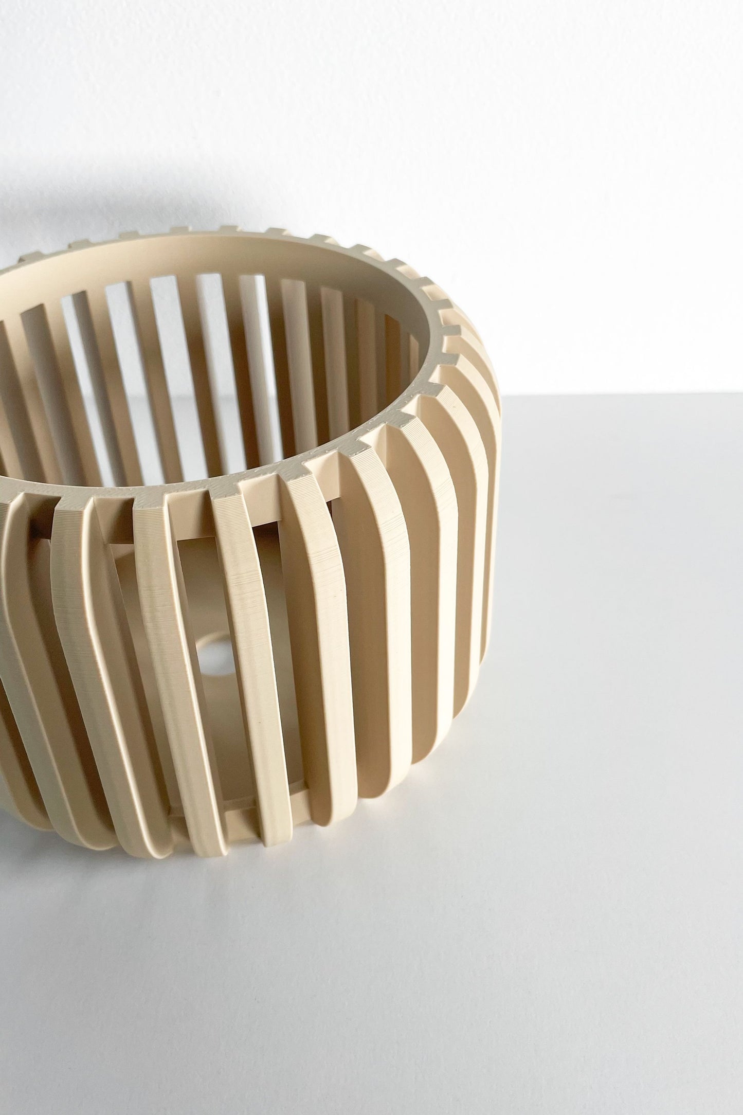 Orchid Planter, Air Pruning Pot, Root Visibility, Midcentury Display, Minimalist