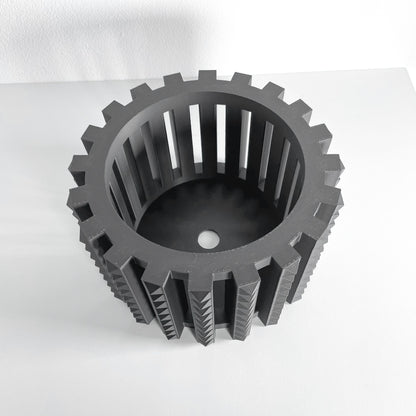 Orchid Pot, Airy Root-Friendly Sculptural Planter, Modern Desktop Display Container