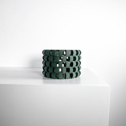 Orchid Pot, Root-Viewing Windowsill Planter, Contemporary Sculptural Centerpiece, Air-Pruning