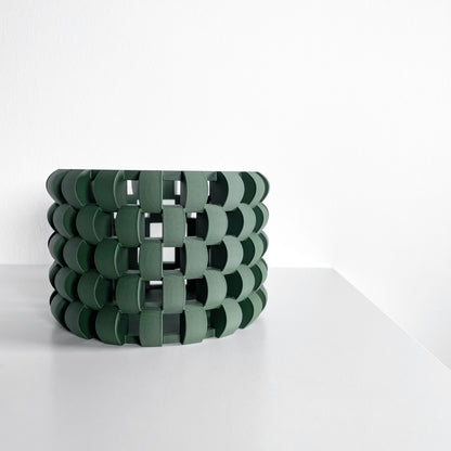 Orchid Pot, Root-Viewing Windowsill Planter, Contemporary Sculptural Centerpiece, Air-Pruning