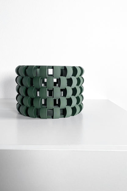 Orchid Pot, Root-Viewing Windowsill Planter, Contemporary Sculptural Centerpiece, Air-Pruning