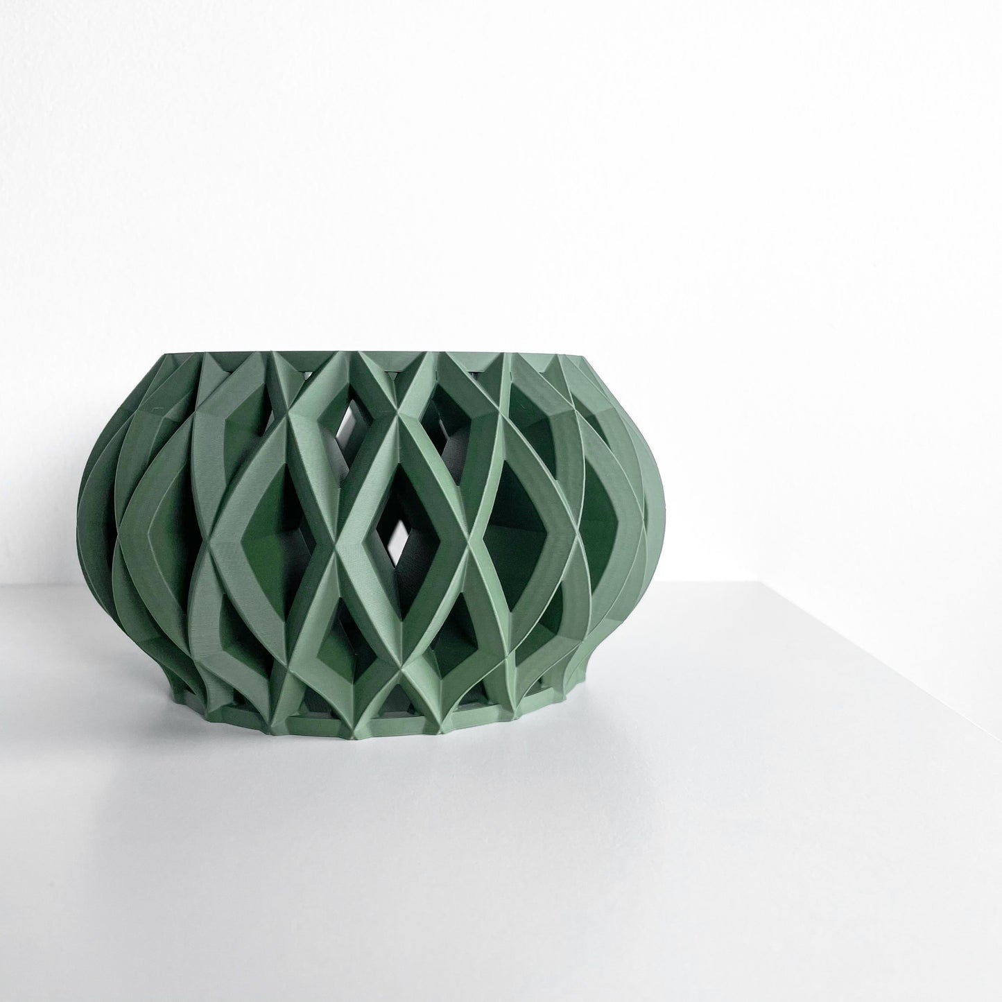 Orchid Planter, Root View Windowsill Pot, Textured Terracotta Basket, Modern Art