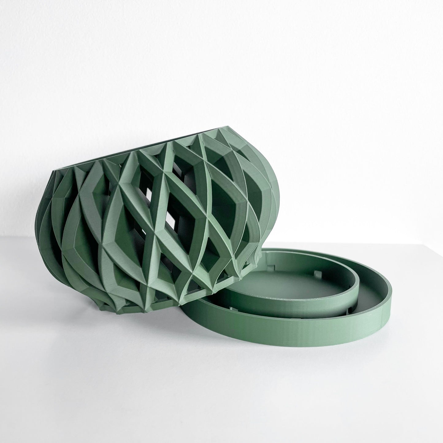 Orchid Planter, Root View Windowsill Pot, Textured Terracotta Basket, Modern Art