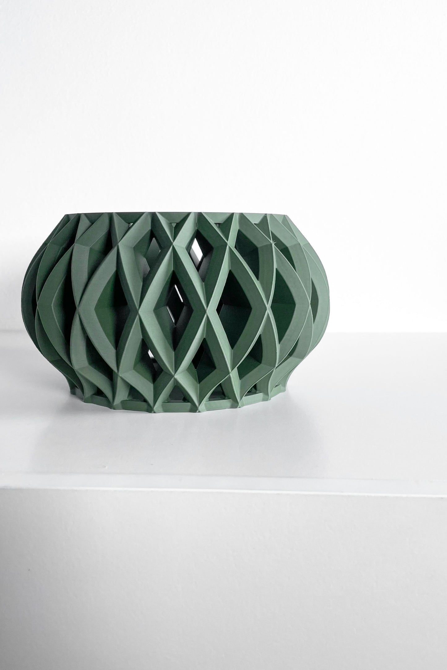 Orchid Planter, Root View Windowsill Pot, Textured Terracotta Basket, Modern Art