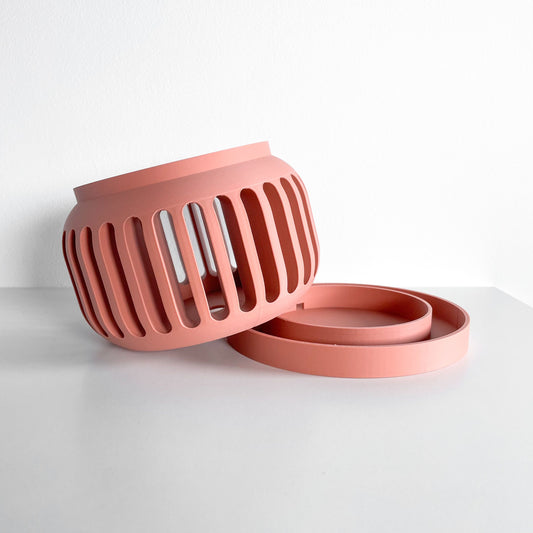 Orchid Pot, Rootview Airflow Planter, Windowsill Sculptural Display, Modern Minimalist