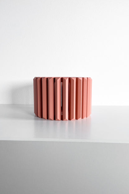 orchid planter, sculptural root view ventilated pot, breathable greenhouse aeration