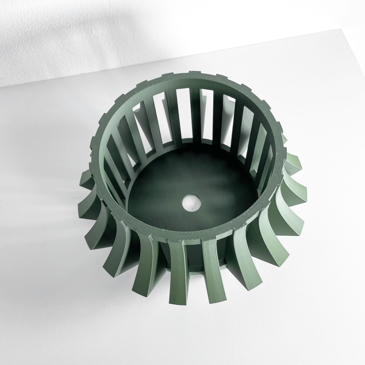 Orchid Pot, Sculptural Ventilated Planter, Root View BotanicalDisplay Organizer.