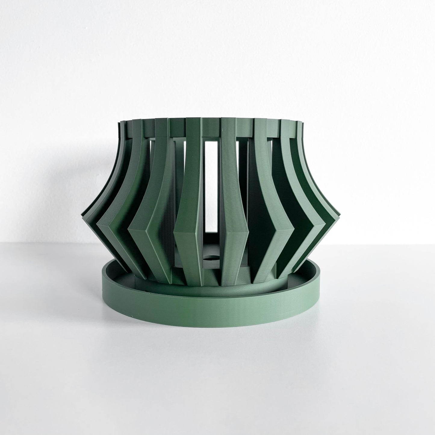 Orchid Pot, Sculptural Ventilated Planter, Root View BotanicalDisplay Organizer.