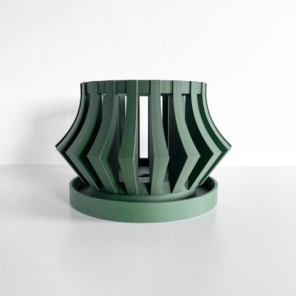 Orchid Pot, Sculptural Ventilated Planter, Root View BotanicalDisplay Organizer.