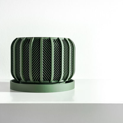 orchid pot, rootview planter, windowsill airflow display, artdeco desk organizer