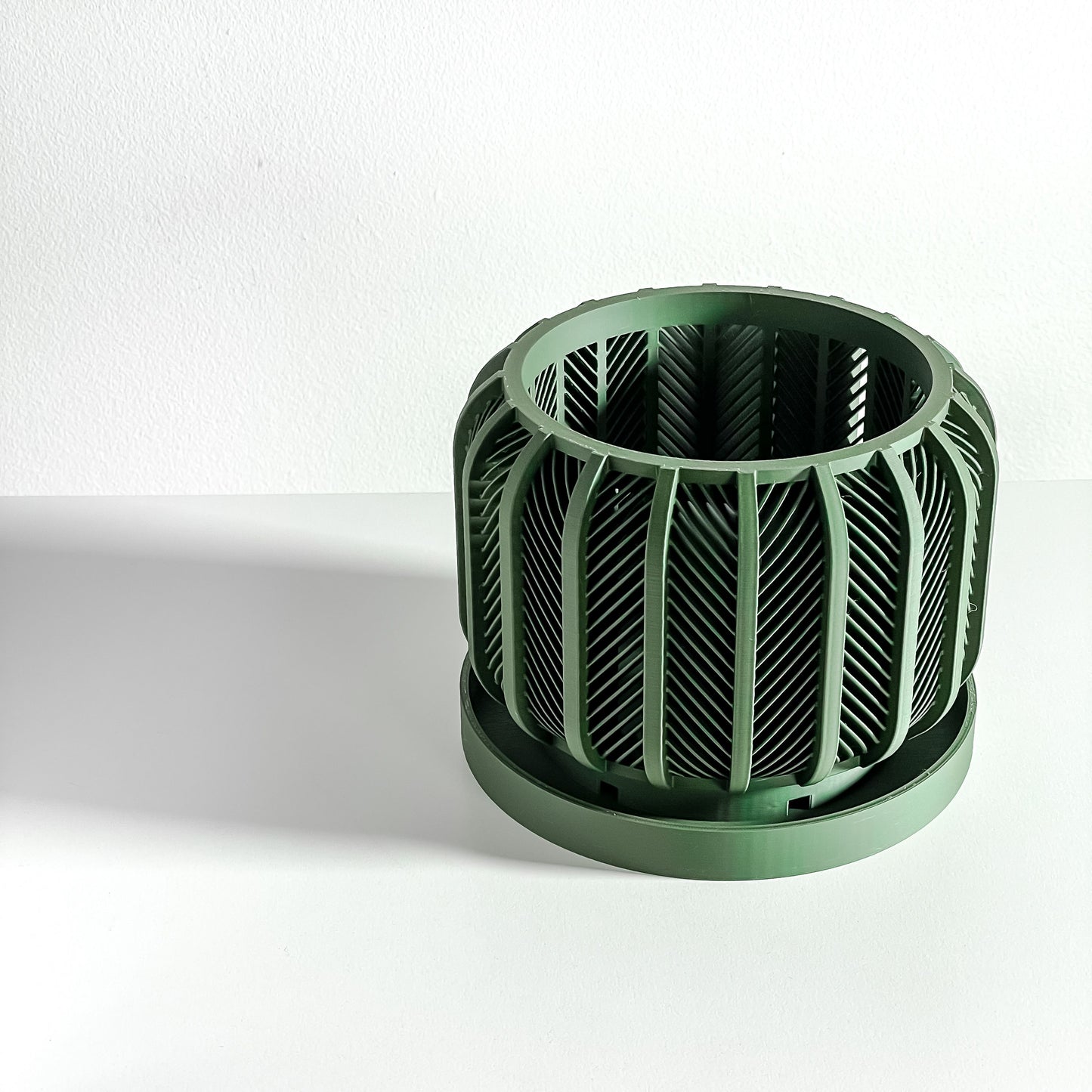 orchid pot, rootview planter, windowsill airflow display, artdeco desk organizer