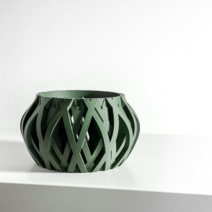 Orchid Planter, Root View Pot, Windowsill Display, Minimalist Sculptural Elegance