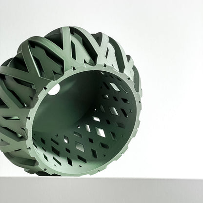 Orchid Planter, Root View Pot, Windowsill Display, Minimalist Sculptural Elegance