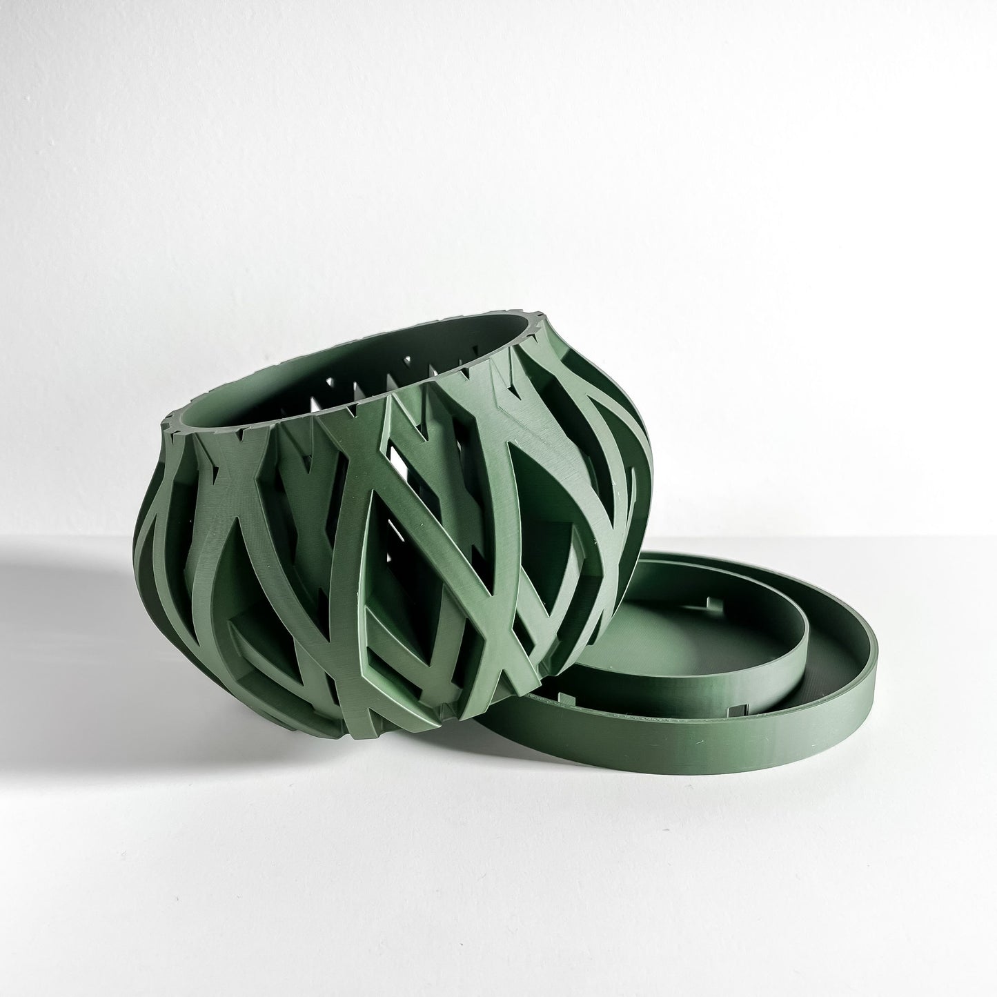 Orchid Planter, Root View Pot, Windowsill Display, Minimalist Sculptural Elegance