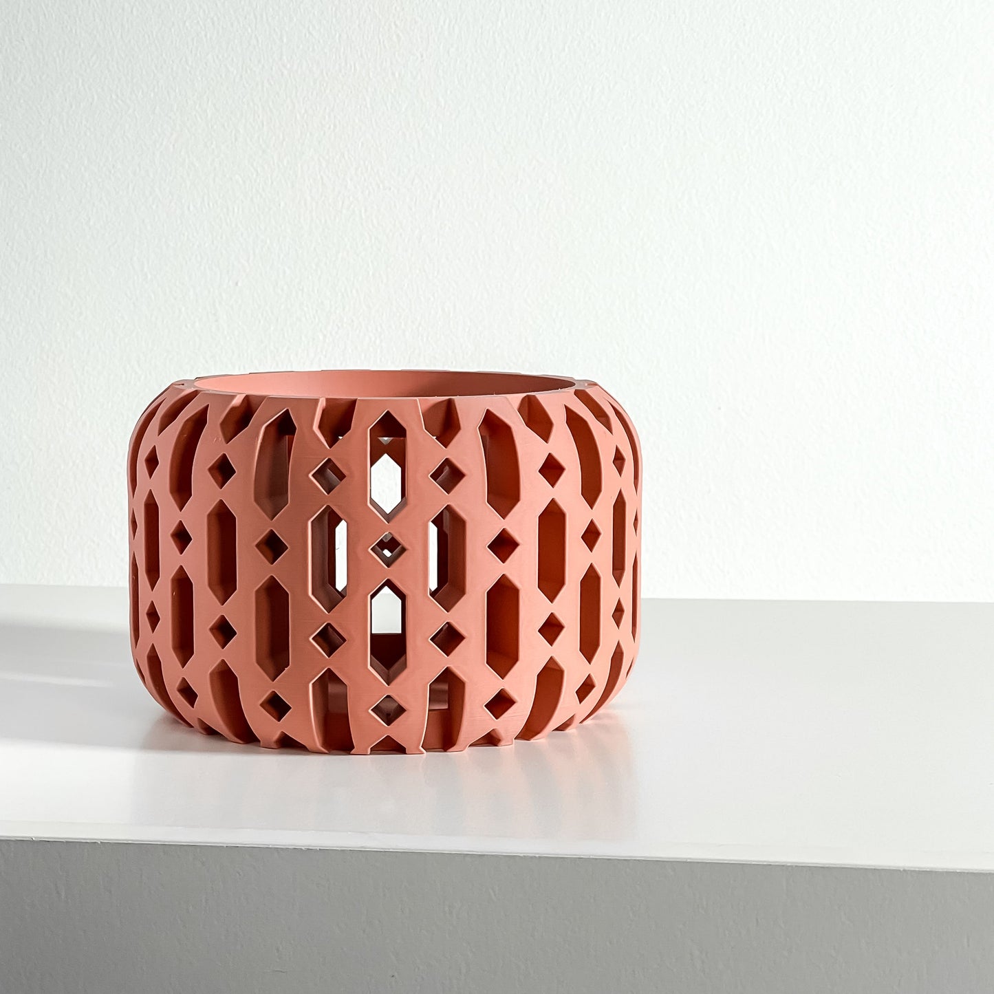 Orchid Pot, Root View, Breathable Windowsill, Contemporary Sculptural Vessel Matte